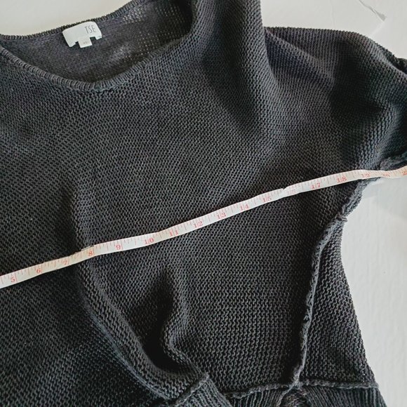 😍 TSE Linen Crochet V-Neck Sweater - Picture 8 of 10